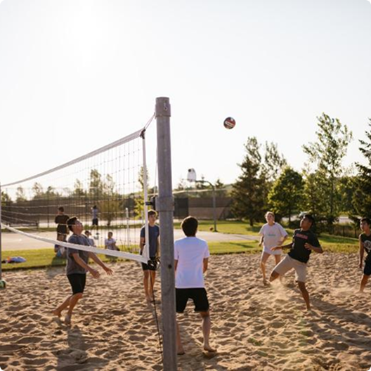 Juego academia de voleibol Lions Volleyball School
