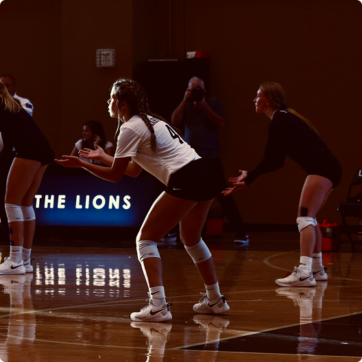 Entrenamiento en academia de voleibol Lions Volleyball School