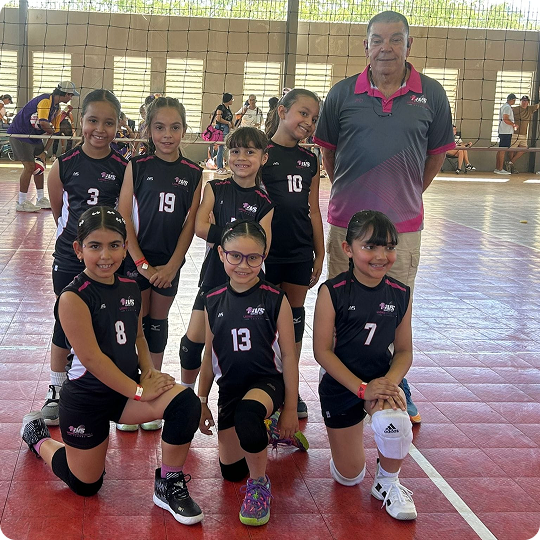 Foto web sub 8 academia de voleibol Lions Volleyball School